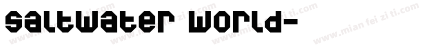 Saltwater World字体转换